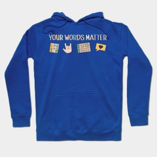 Aac Asl Speech Therapy Pathology Hoodie